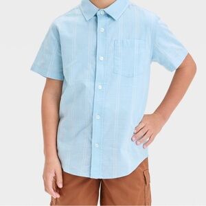 Brand New Cat And Jack Button Down Shirt Size Large